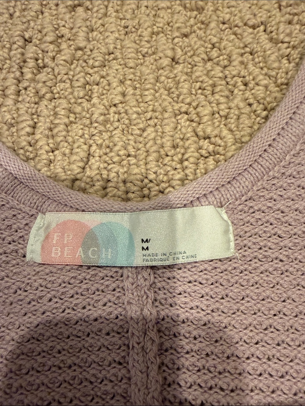 Free People Women’s Knit Sleeveless Jumpsuit - Mauve - Picture 3 of 3